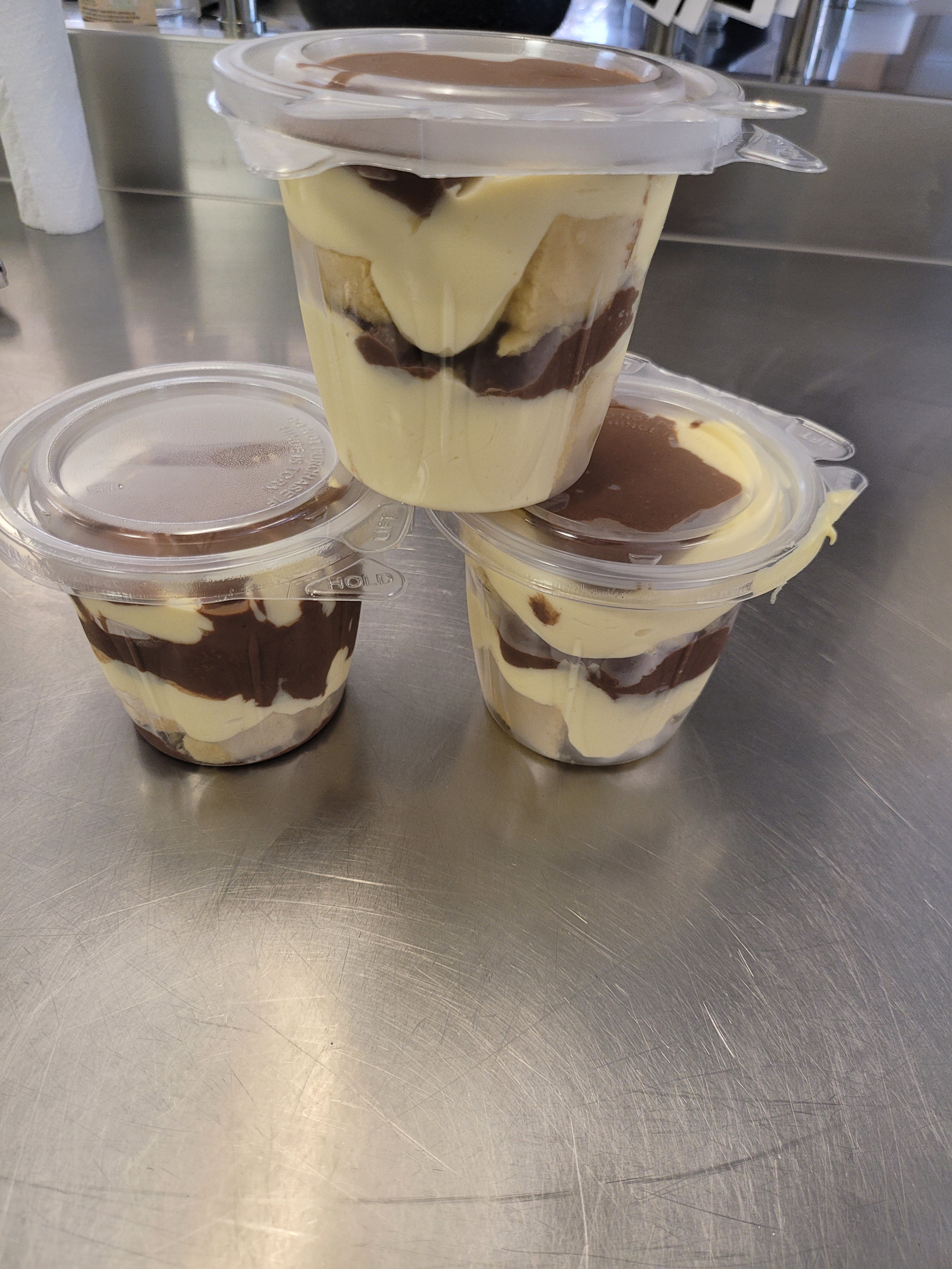 Keto Gluten-Free Boston Cream Cup parfaits