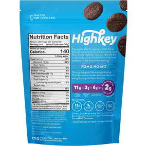Highkey - Mini Cookies Double Chocolate Brownie 2 OZ Pack