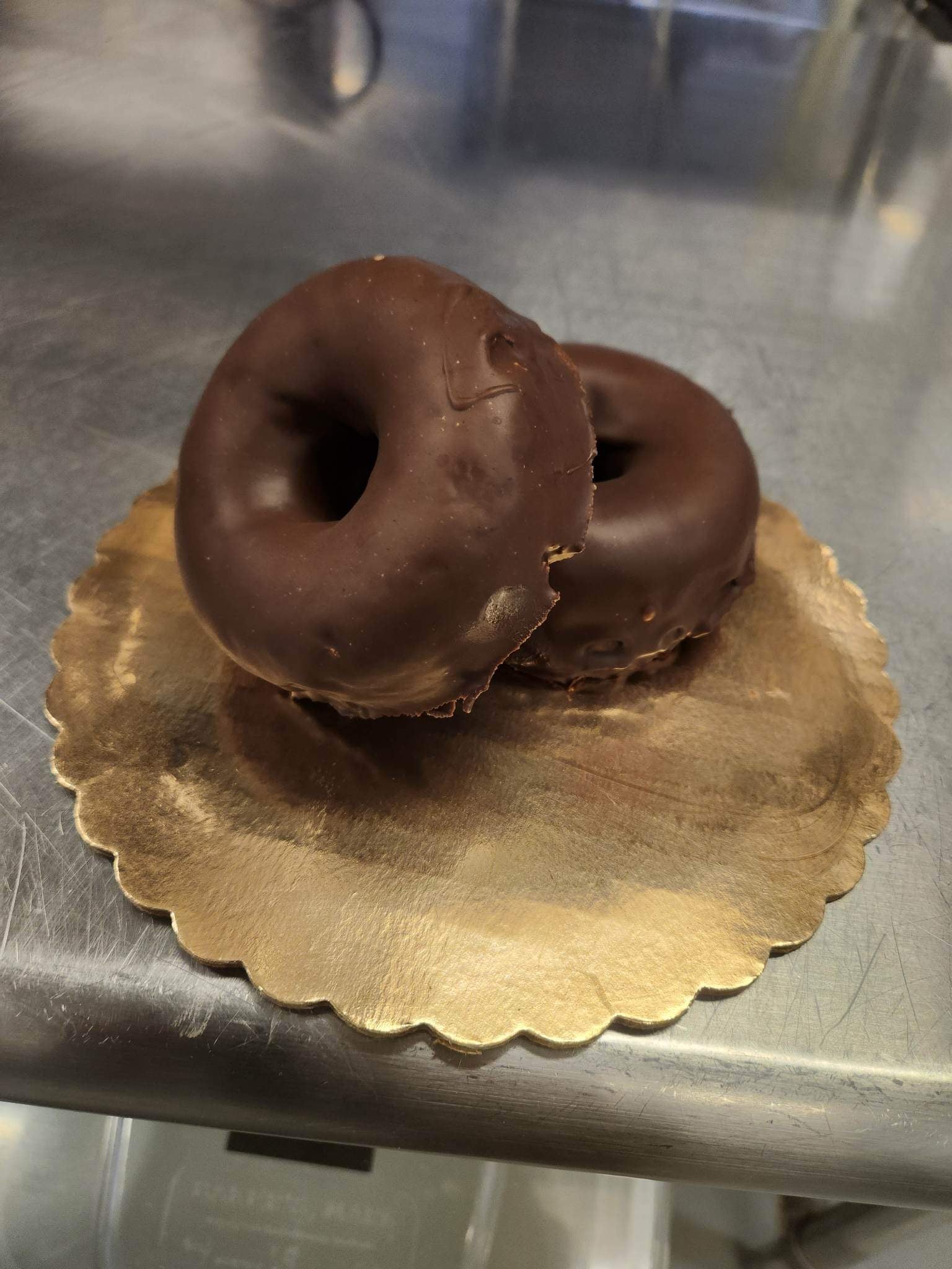 Keto Gluten-Free Vanilla Chocolate Covered Donuts (2)